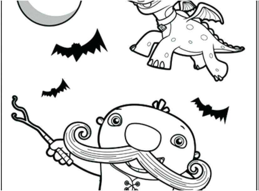 827x609 Nick Jr Halloween Coloring Pages Free Printable Sheet Of Paw