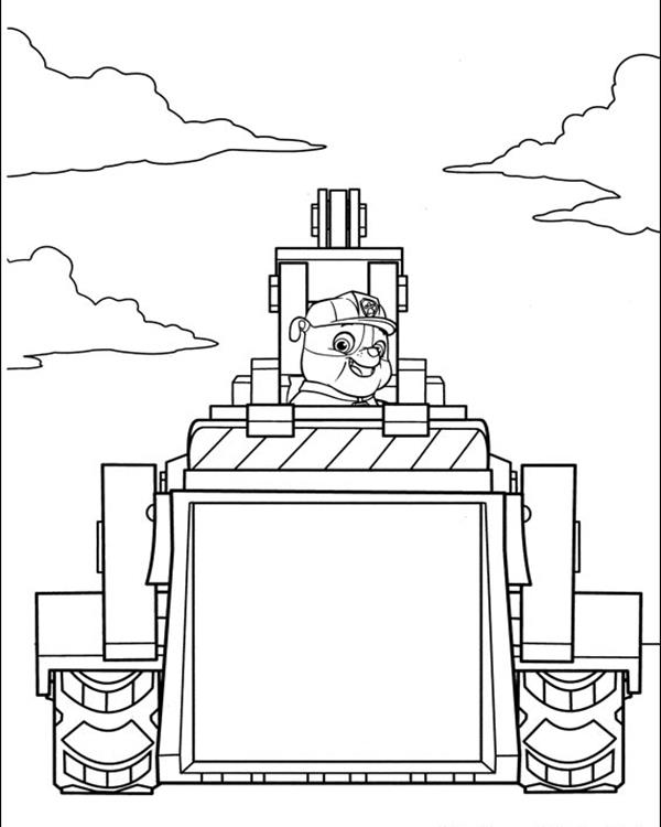 600x750 Paw Patrol Coloring Pages