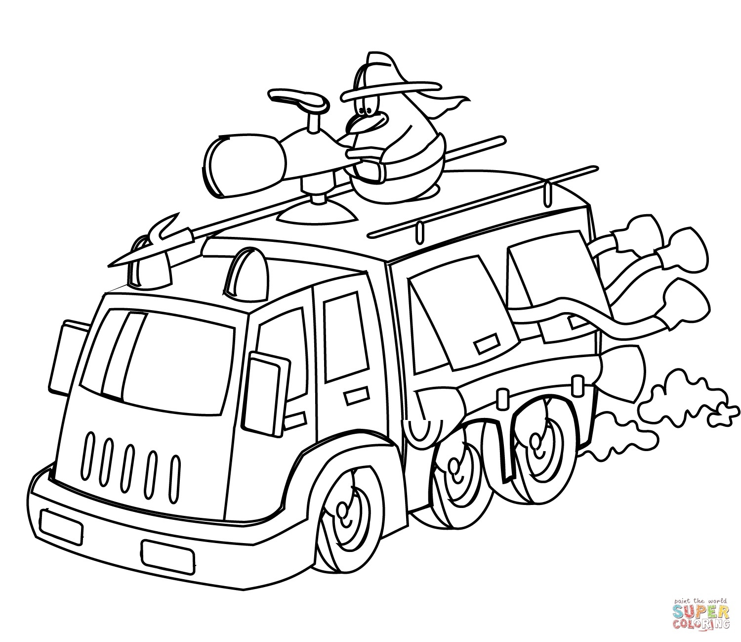 1500x1298 Paw Patrol Vehicles Coloring Pages Best Cartoon Fire Truck New