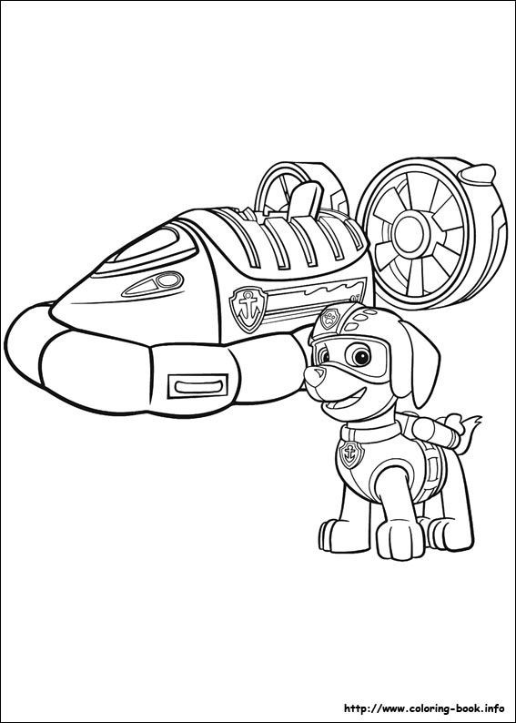 567x794 Zuma Coloring Pages Paw Patrol Picture Colouring Kids