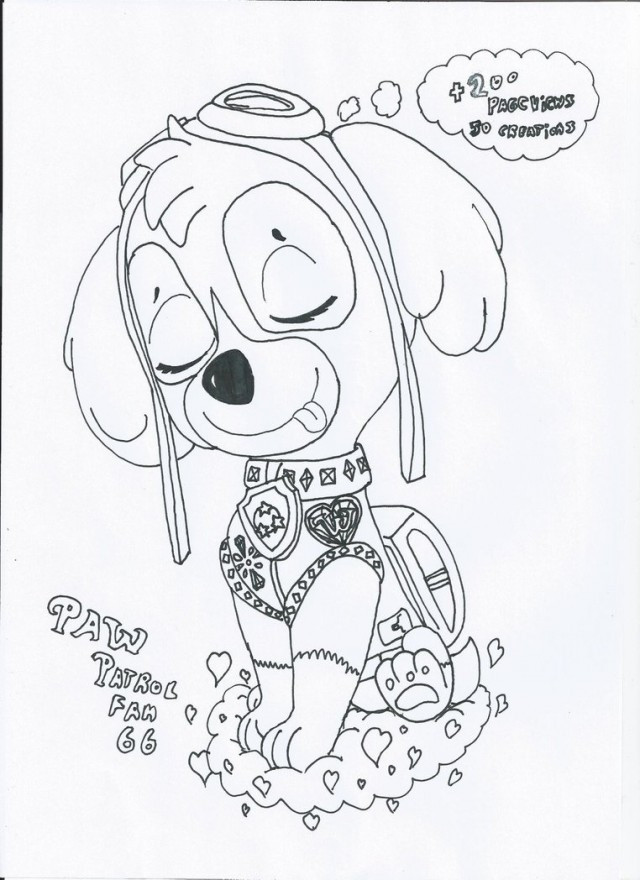 640x880 Chase Paw Patrol Coloring Page Awesome Paw Patrol Coloring Pages