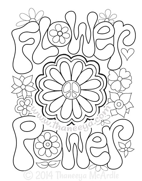 469x600 Peace And Love Coloring Book By Thaneeya Mcardle