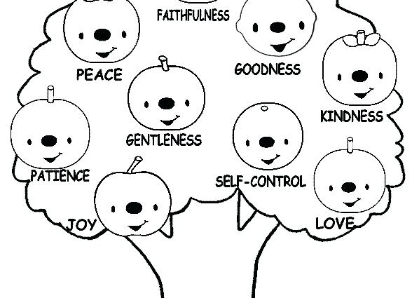 598x425 Fruit Of The Spirit Peace Coloring Page Free Fruit Of The Spirit