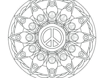 440x330 Peace Coloring Pages