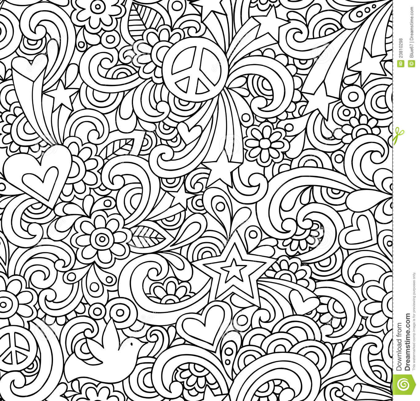 1364x1300 Peace Sign Coloring Pages To Print Sweet Peace Sign Coloring Pages