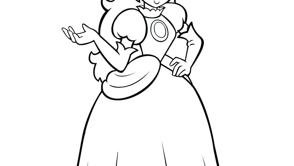 Peach Coloring Page