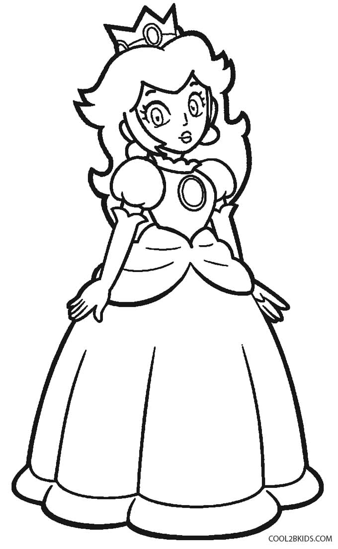 680x1104 Princess Peach Coloring Download