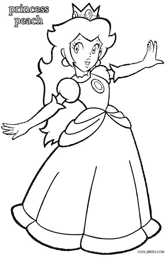558x850 Coloring Pages Princess Peach Decent Princess Peach Coloring Page