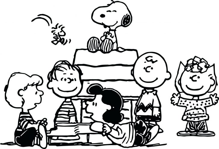 728x496 Printable Peanuts Halloween Coloring Pages Movie The Little Red