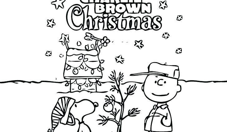 728x425 Charlie Brown Christmas Coloring Pictures Charlie Brown Coloring
