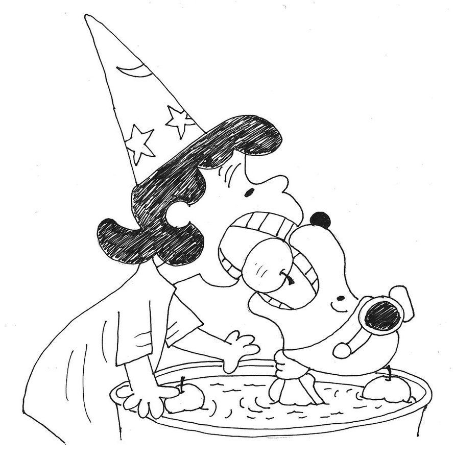 889x899 Best Halloween Coloring Pages Of Snoopy Home Pict For Peanuts