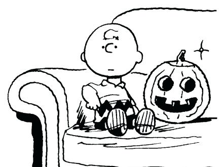 440x330 Charlie Brown Halloween Coloring Pages Quotes From Charlie Brown