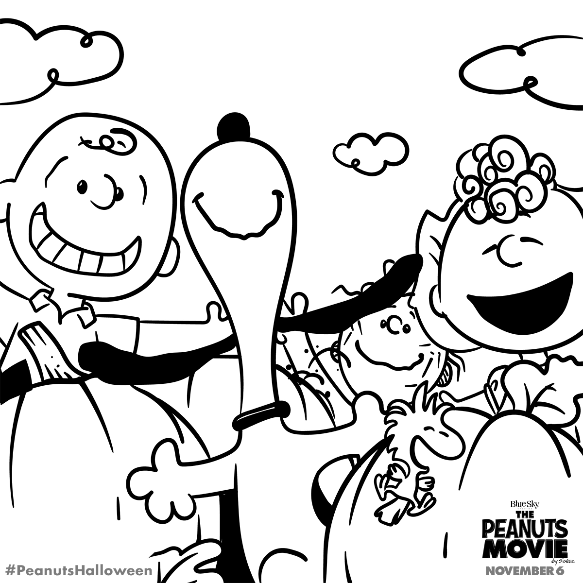 Peanuts Movie Coloring Pages