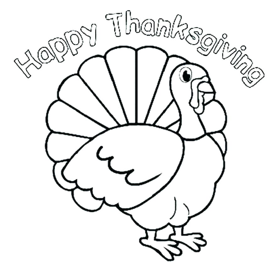 878x852 Turkey Printable Coloring Pages