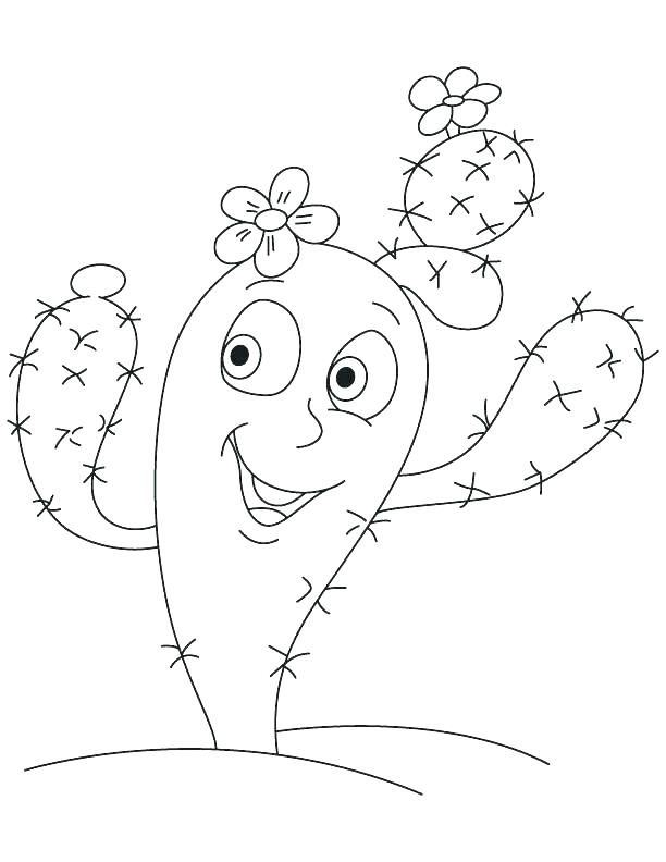 612x792 Cactus Coloring Pages Cactus Coloring Pages Page Prickly Pear