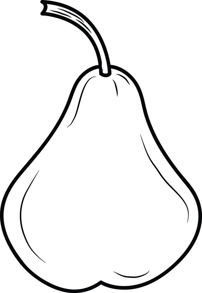 705x1024 Free, Printable Pear Coloring Page For Kids Supplyme