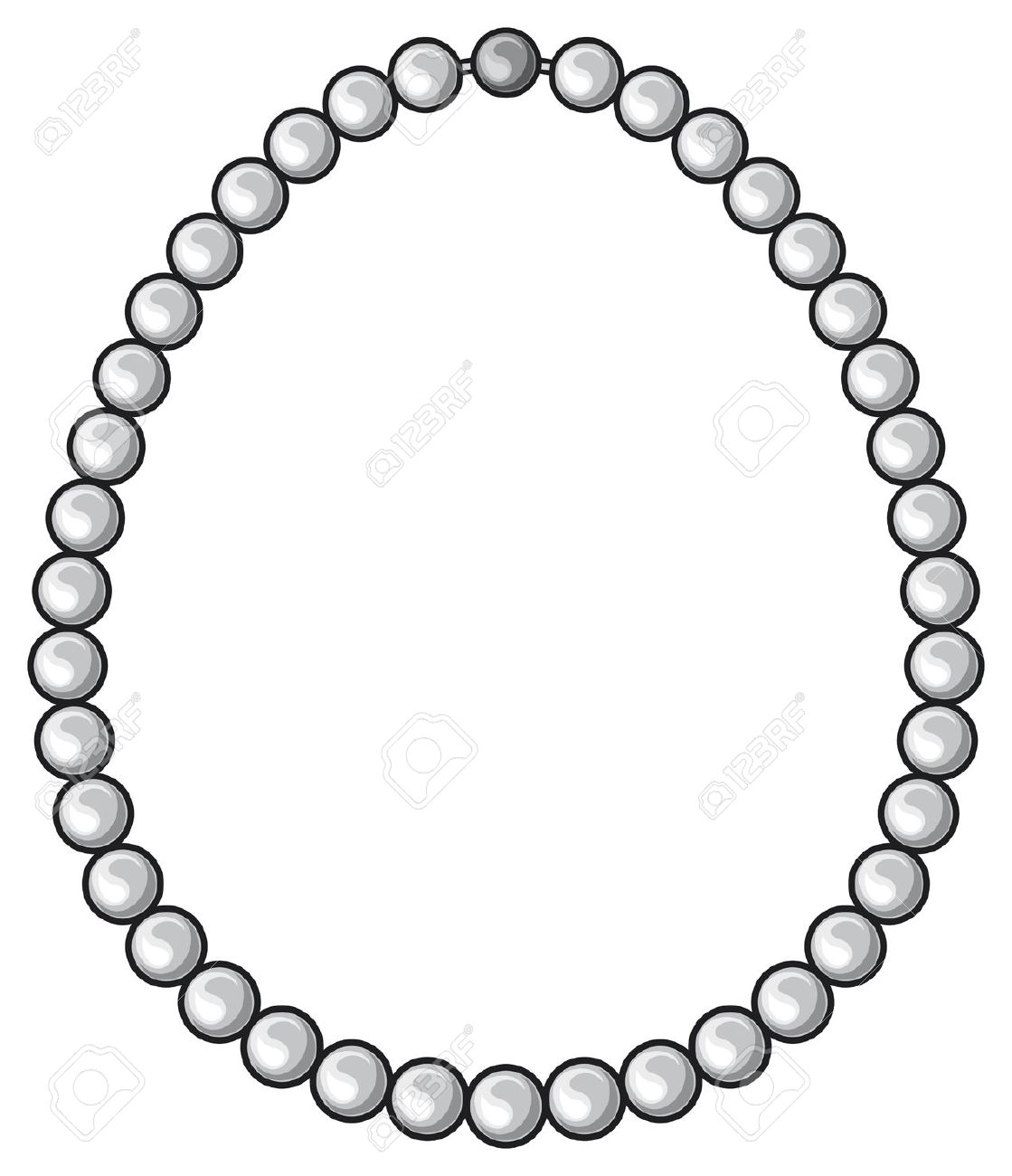 1119x1300 Jewelry Clipart Pearl Necklace Pencil And In Color Lively