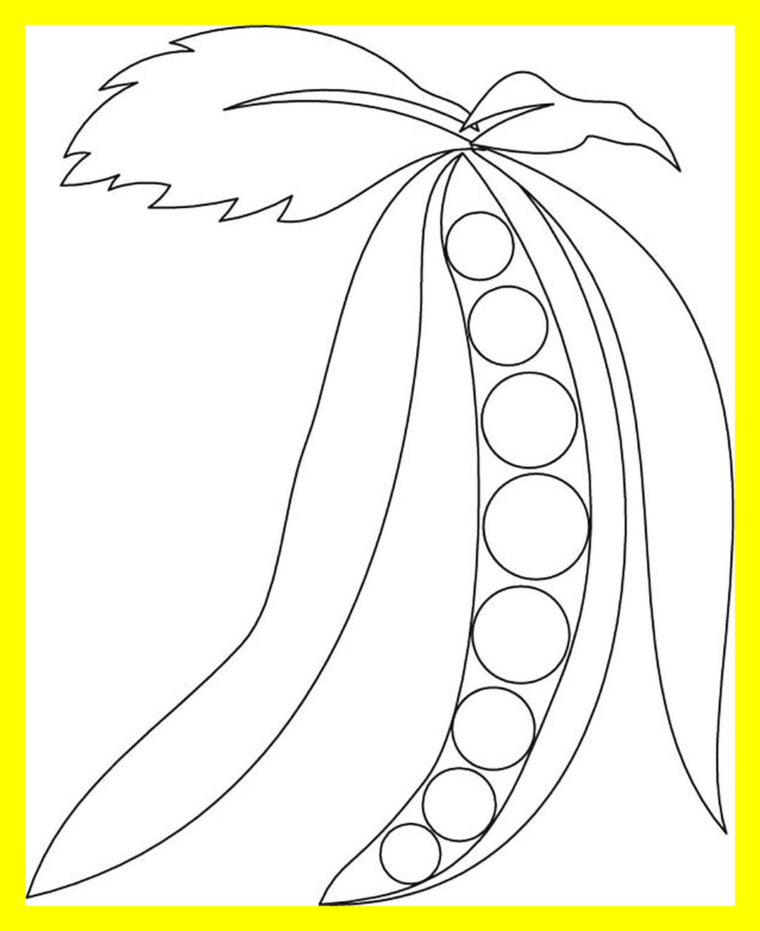 1070x1310 Shocking Peas Vegetable Coloring Pages Kids Net Of For Style