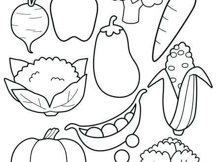 440x330 Free Printable Veggie Tales Coloring Pages Vegetable Peas Co