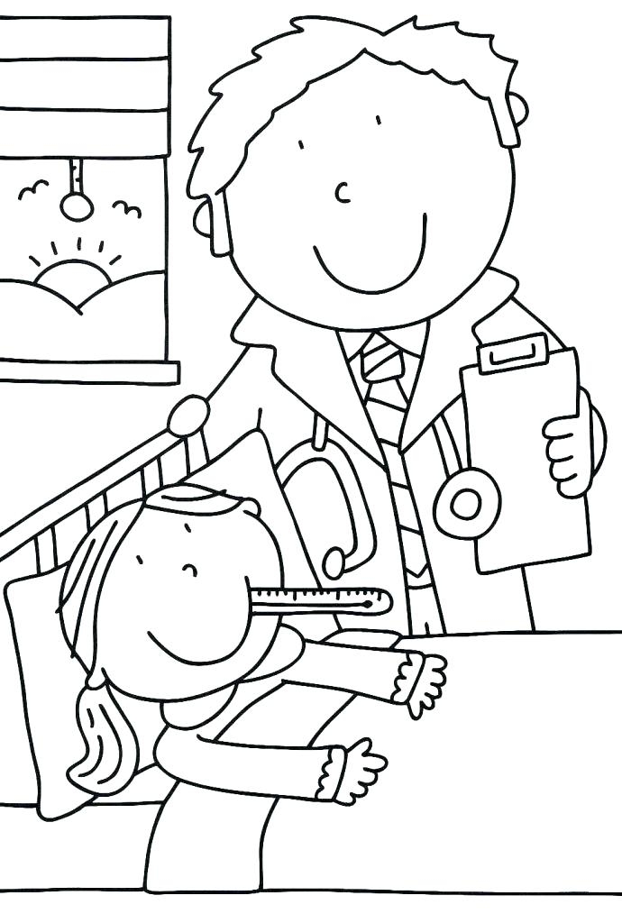 690x1024 Doctor Coloring Pages Doctor Coloring Page Doctor Coloring Page