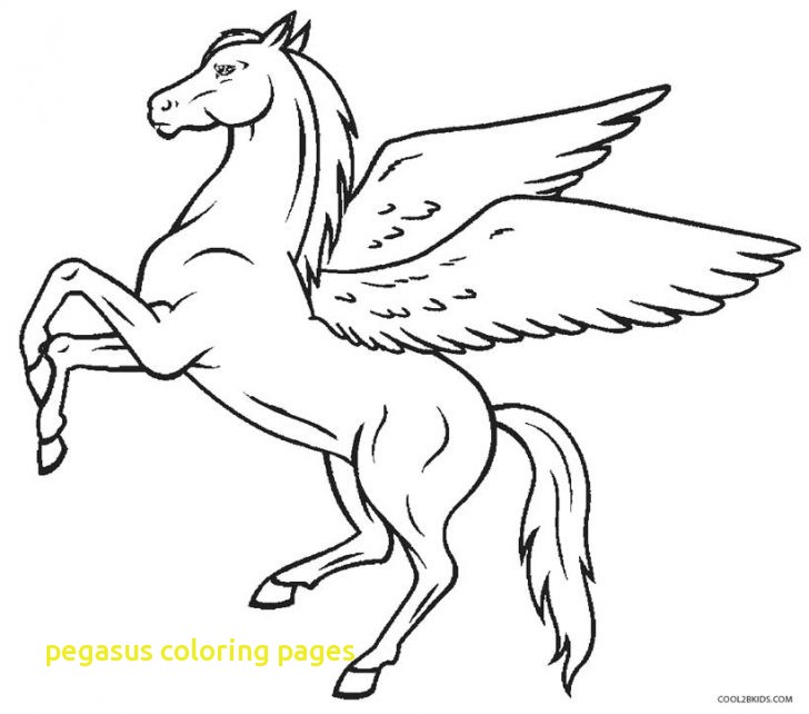 728x642 Pegasus Coloring Pages With Pegasus Coloring Page