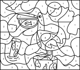 256x226 Pelican Coloring Page. Printables. Apps For Kids.