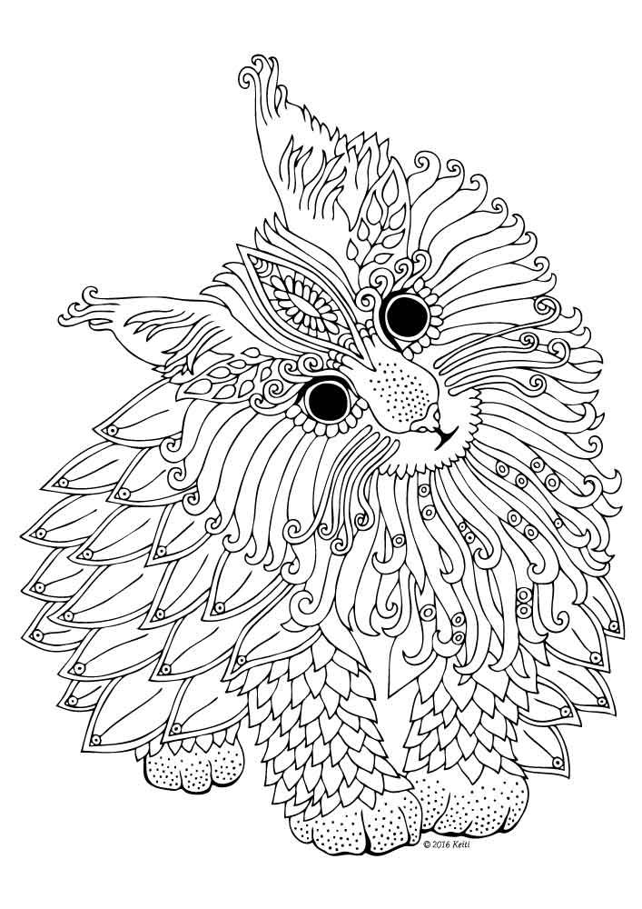 707x1000 Gel Pen Coloring Pages