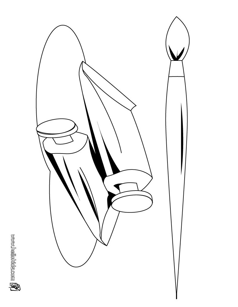 Pencil Box Coloring Pages