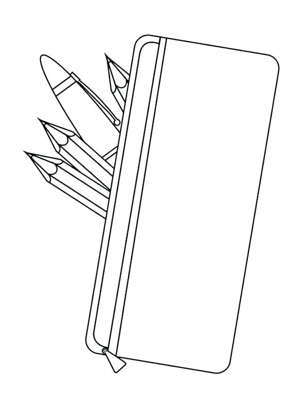 600x804 Backpack Coloring Sheets Printable Coloring Cute Pencil Box