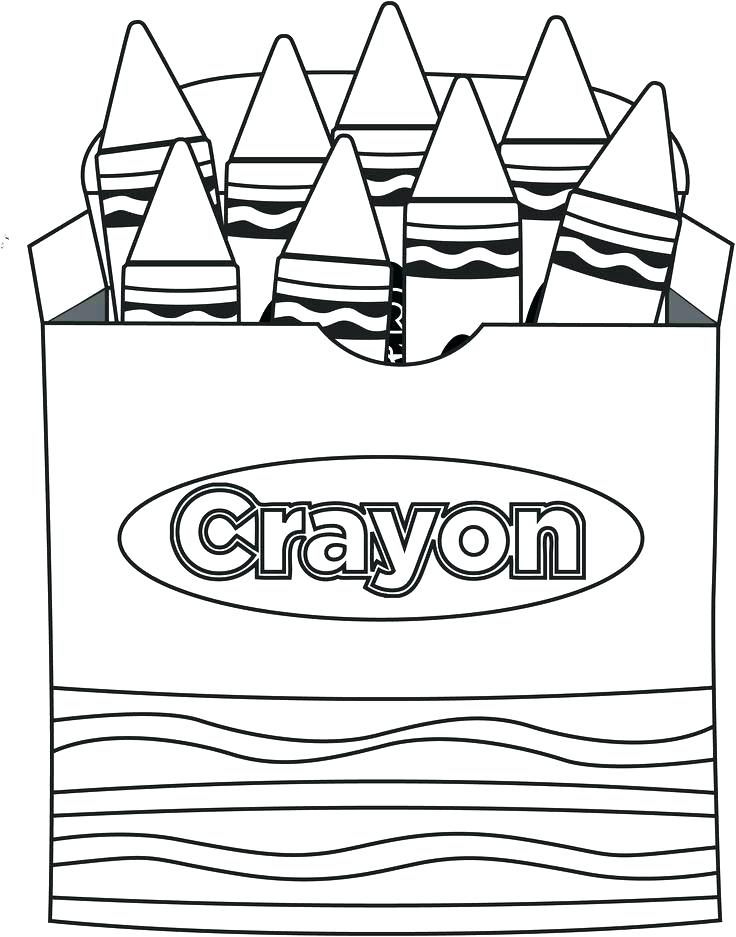 736x937 Crayon Pictures To Color Crayon Colouring Page Pencil And In Color