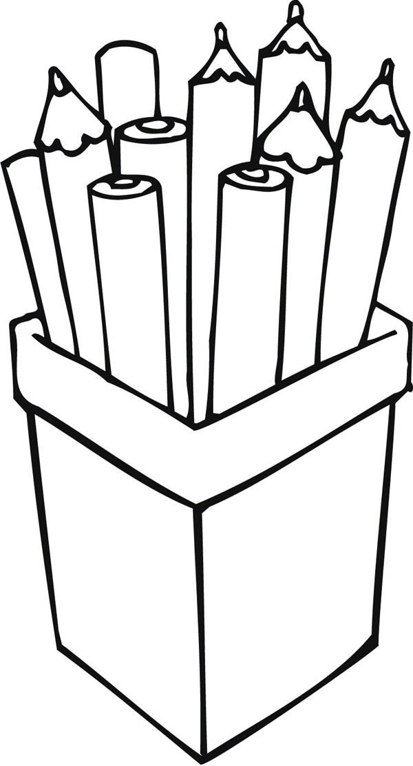 600x1113 Color Pencil Coloring Pages