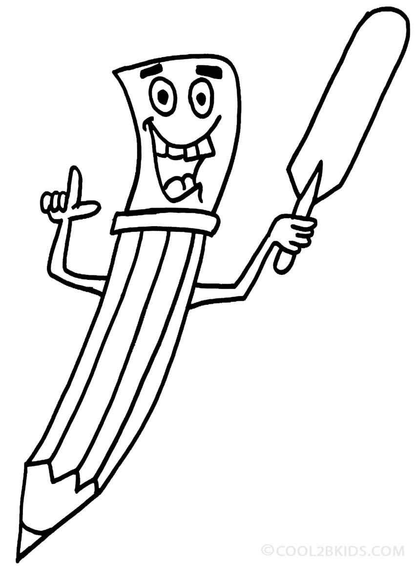 850x1159 Printable Pencil Coloring Pages For Kids Cool2bkids