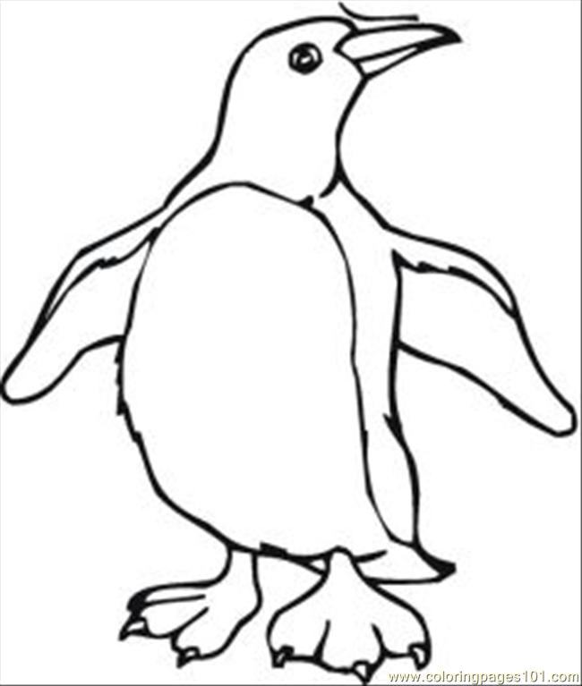 650x767 Penguin Coloring Pages 6 Med Coloring Page