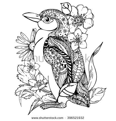 450x470 Penguin Coloring Book For Adults Penguin Coloring