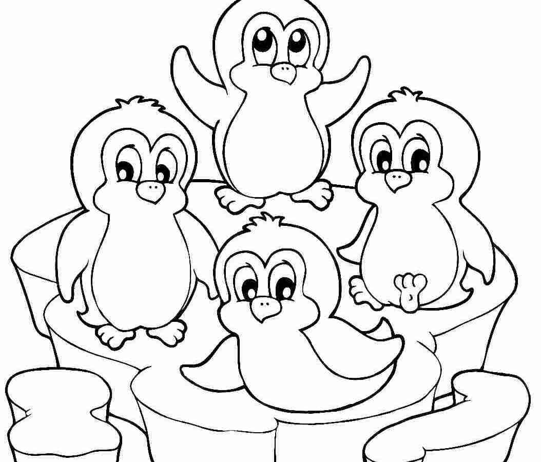 1054x900 Insider Penguins Coloring Pages Free