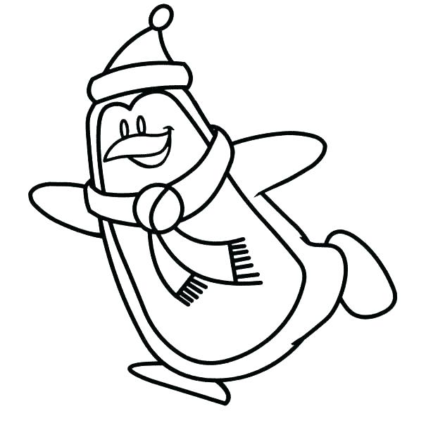 605x611 Coloring Pages Of Penguins Penguin Coloring Pages Panda Free