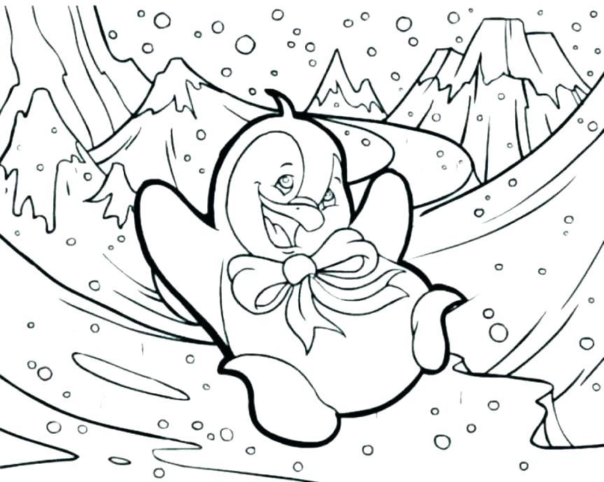 863x689 Coloring Page Penguin Amazing Penguin Coloring Pages For Kids