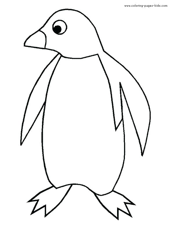 590x787 Coloring Page Penguin Picture Penguin Coloring Page Pdf