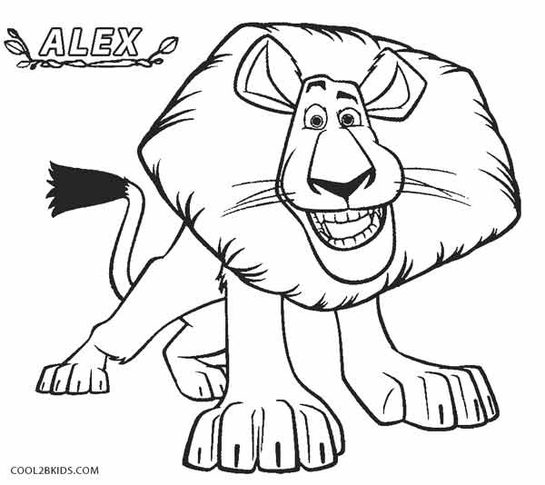 600x534 Madagascar Coloring Pages Inspirational Madagascar 2 Coloring