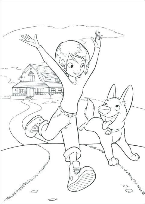 482x675 Bolt Coloring Page The Famous Dog Bolt Coloring Pages Bolt Penny