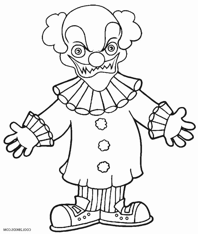 694x822 Pennywise Coloring Pages Stock Creepy Clown Coloring Pages