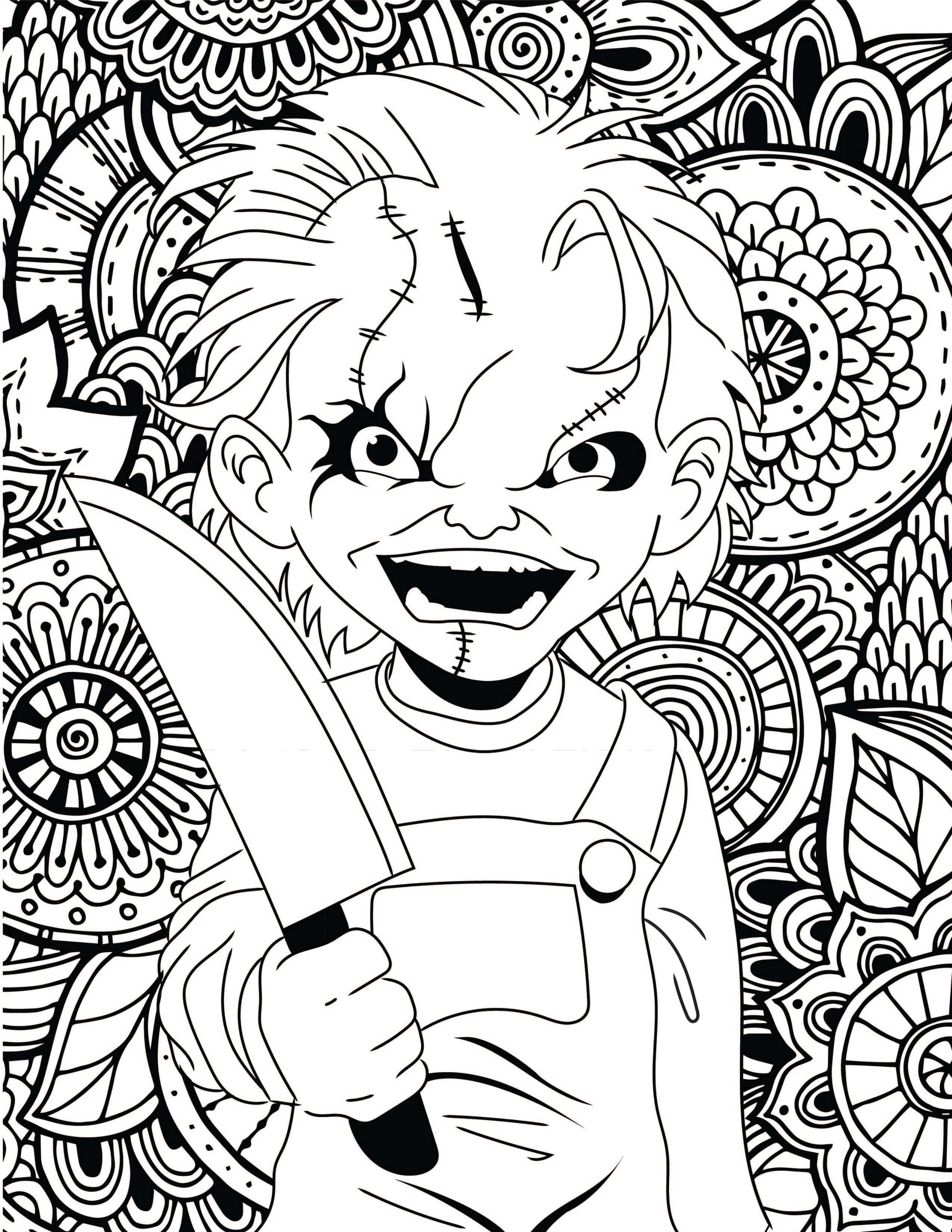 2550x3300 30 Coloring Pages Clown Face Origami And Coloring Pages