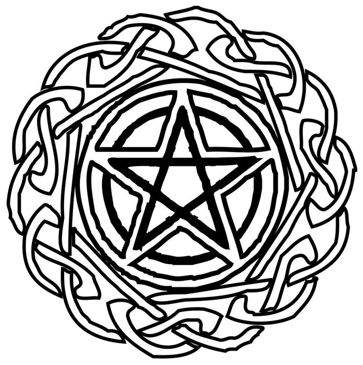 Pentagram Coloring Pages