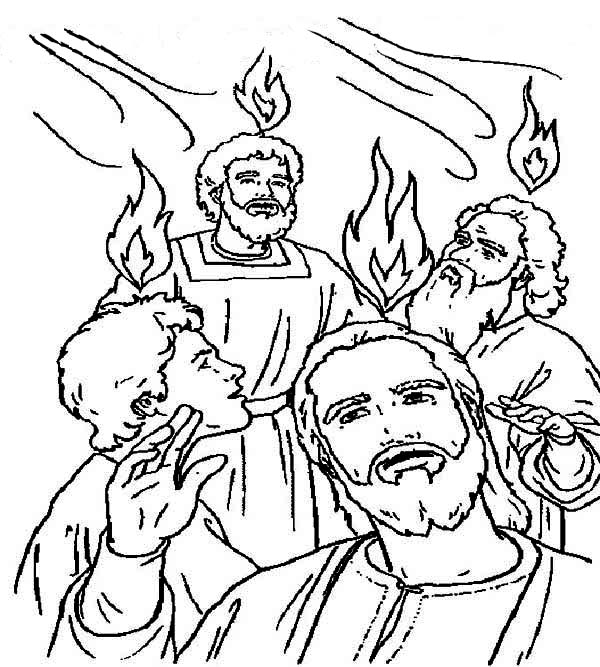 Pentecost Coloring Page