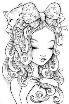 236x354 Fox. Hand Drawn With Ethnic Floral Doodle Pattern. Coloring Page