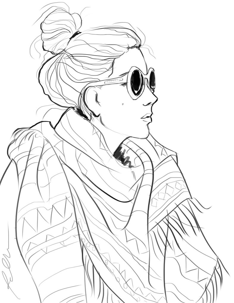786x1017 Realistic Girl People Coloring Pages Download Coloring Pages