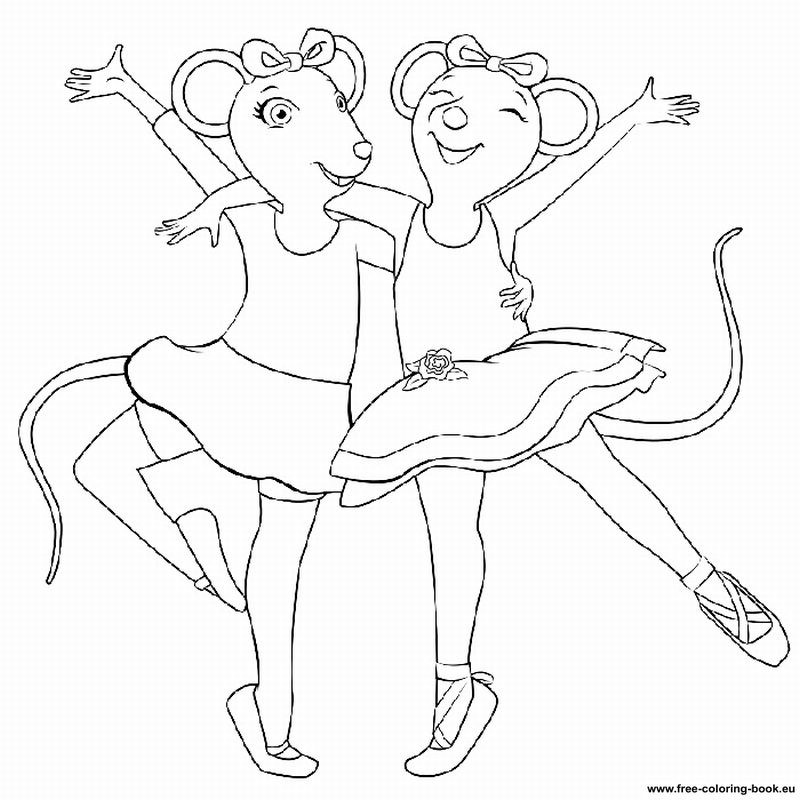 800x800 Ballet Coloring Pages