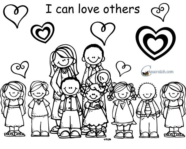 People In Love Coloring Pages