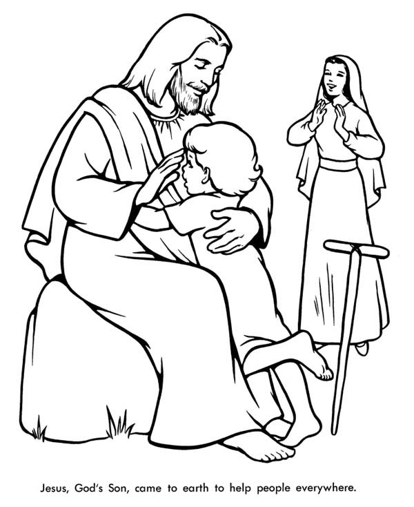 600x734 Jesus Come To Earth To Help People Everywhere And Jesus Love Me