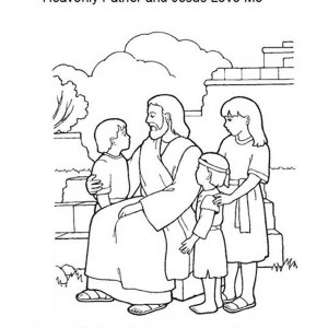 300x300 Jesus Love Me Cross Coloring Page Color Luna